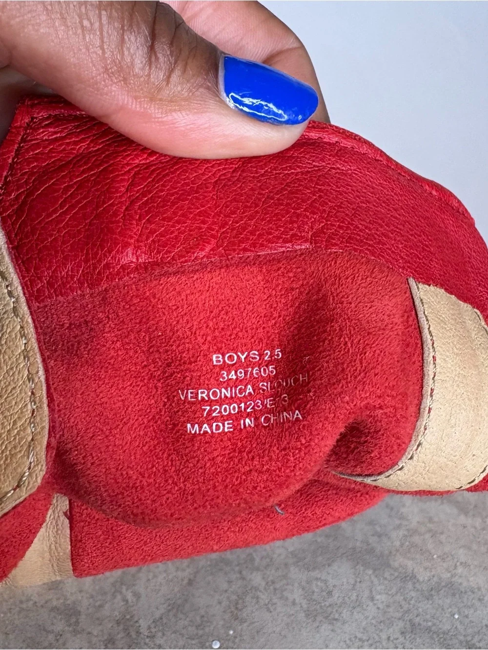Boys Frye Red Leather Mid-Calf Buckle Boots